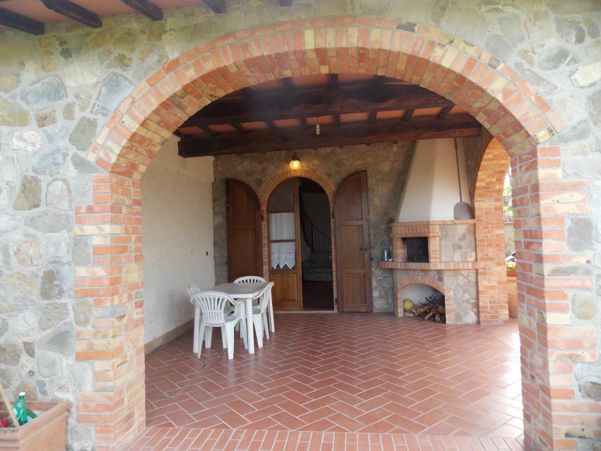 Casale Le Querciole Pensionat Castiglione dʼOrcia Exteriör bild
