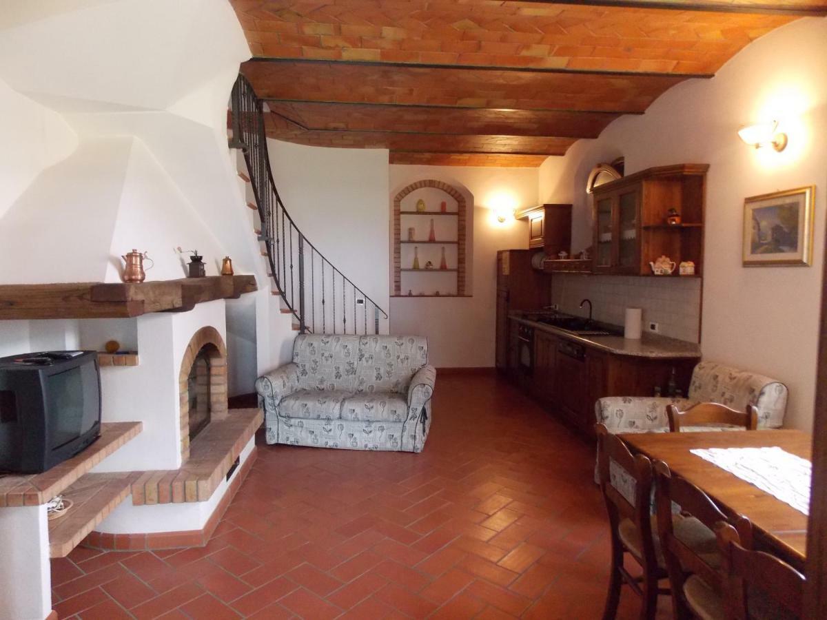 Casale Le Querciole Pensionat Castiglione dʼOrcia Exteriör bild
